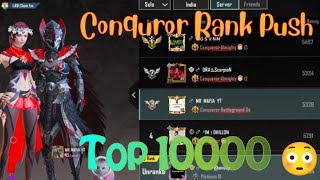 Conqueror Rank Push | Top 10000 HCBxBhavuOp BGMI LIVE @BhavuOpLive