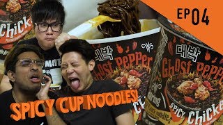 Hot Guys Ep4 - Ghost Pepper Spicy Noodles! Will It Kill You??