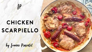 CHICKEN SCARPIELLO | CHICKEN WITH SAUSAGE AND PEPPERS