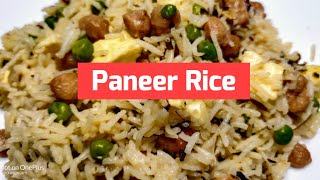 Simple Paneer Rice Recipe