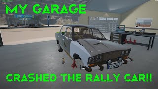 TOTALED THE RALLY CAR!!