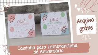 CAIXINHA PARA LEMBRANCINHA DE ANIVERSÁRIO | YOU MIMOS - DIY PASSO A PASSO