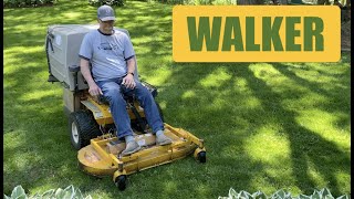 Walker Mower - Dad's test mow