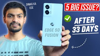 Moto edge 50 Fusion Full Review After 33 Days: 12 Big Problems 😲 // Best Phone Under 20K ??