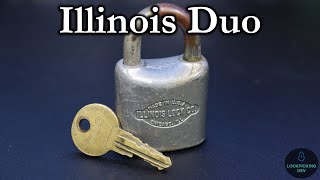 169) Illinois Duo Padlock Picked