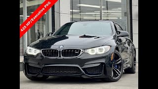 2015 BMW M4 3.0L Turbo 425 HP For Sale Walk-Around Quick Tour at Carmel Motors Indy