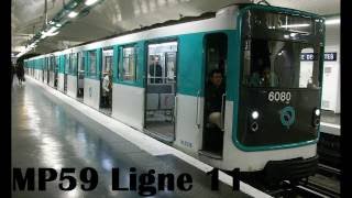 Les MP59 de la ligne 11 du métro parisien- #2.