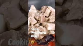 COOKING BINAGOONGANG BABOY #shorts #pork #baboy #shrimppaste #bagoong