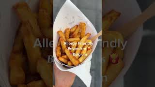 🍟 Allergy-Friendly Belgian Fries #freefrombrussels #allergyfriendlybrussels #allergyfriendlyfries