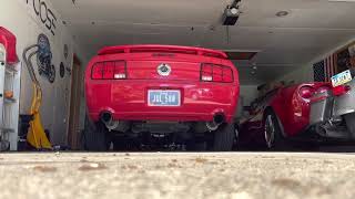 Mustang GT - MBRP axle back, catless X-pipe - Cold Start