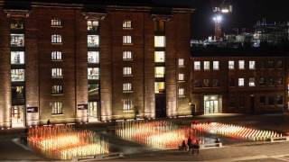 Granary Square Fountains at King's Cross