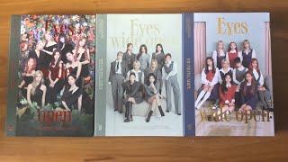 Unboxing Twice's 2nd Full Album Eyes Wide Open All Versions [Twice Emo Hours Have Begun]