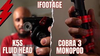 Best Monopod EVER! iFootage Cobra 3 Monopod & Komodo K5S Fluid Head