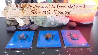 🔮Pick a card 🔮What you need to know this week January 6th - 13th tarot reading with charms