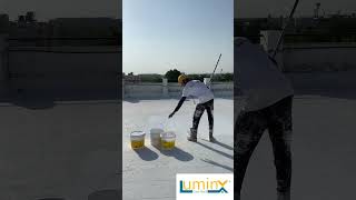 "Roof transformation with LuminX: Cool Roof Paint" #shorts #coolroofpaint #summer