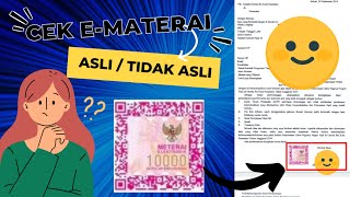 CARA CEK KEASLIAN E-MATERAI UNTUK DOKUMEN CPNS DAN PPPK 2024 | MATERAI ELEKTRONIK