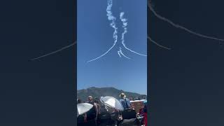 WW2 Pearl Harbor re-enactment at Warriors over the Wasatch 2024 air show #aviations #airplane