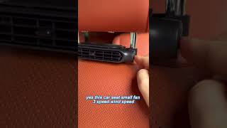 Car Rear Seat Cooling Fan with USB Cable Universal Vehicle Fan with Type C Power Cord