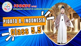 ICONIC 2023 | LOMBA PIDATO B. INDONESIA KELAS 5.5