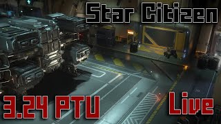 Star Citizen Live! - 3.24 PTU - Space Truck Simulator 2954