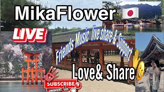 Tune in To Your  Goal ,Friends Support & Sharing Music Live .#youtube #mikaflower #musiclive #japan