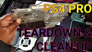 PS4 PRO - TEARDOWN AND CLEAN UP[Timeline in comments] #ps4pro #teardown #geektweek #geektweekrepair