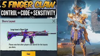 Best 5 Finger Claw Pubg Mobile Gyroscope With Sensitivity In 2021 | Pubg 5 Finger Claw | Dark Gaming