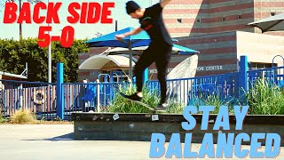 How To Backside 5-0 (Back Five-0 On A Skateboard)