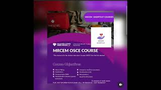 Proud to announce my MRCEM OSCE (MRCEM OSCE SHORTCUT).📚💡