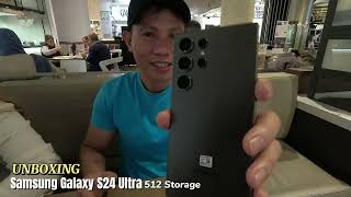 Quick Unboxing of my Brandnew Samsung S24 Ultra /512 ( katas ng tip sa barko )