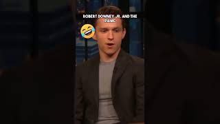 Tom holland mistakes Robert Downey Jr as god father