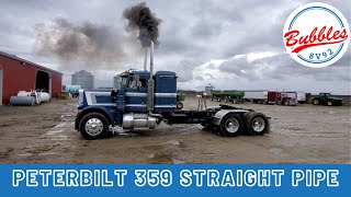 Detroit 8v92 Straight Pipes - Peterbilt Restoration Part:17 #Peterbilt #359