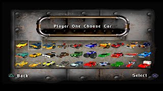 Carmageddon (1997) PS1 - all cars + Gameplay