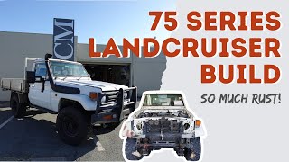 RESTORING A RUSTY HZJ75 TOYOTA LANDCRUISER / Building the dream touring rig - Ep 1