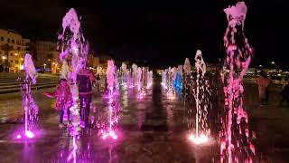 نافورة مارينا طنجة، Tangier Marina Fountain, Morocco