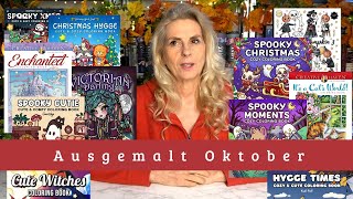 Ausgemalt im Oktober 2024 | Coloring Books | Malbücher für Erwachsene