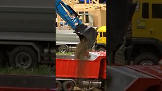 #Shorts - RC Baustelle mit Bagger und Truck | RC Messe Erfurt 2023