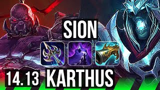 SION vs KARTHUS (JGL) | Rank 6 Sion, 11/2/11, Legendary | NA Challenger | 14.13