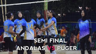 SEMI FINAL | ANDALAS ( LUSI, SARI, YUSTIN) VS PUGER (JEJE, ANITA)