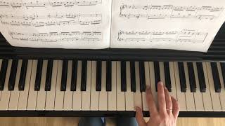 ABRSM Grade 5 - J.S.Bach - Aria (right hand slower)