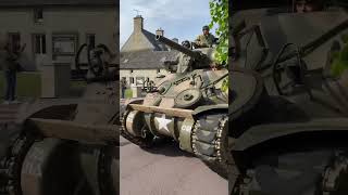 WW2 tanks in Normandy at Ste Mere Eglise #sherman #tank #dday #normandy #ww2