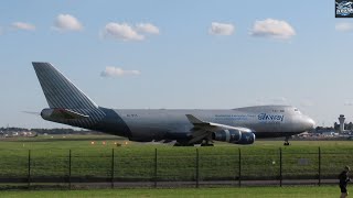 Silkway ✈️ west Airline Boeing 747-467F Departure 🛫 from UK 🇬🇧 international Airport 🤖|BHX|🛩️🛩️