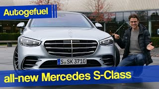 2021 Mercedes S-Class driving REVIEW S580 V223 LWB AMG-Line (W223) S-Klasse