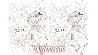 LANTERN RITE | SKETCH | EVA SABELA