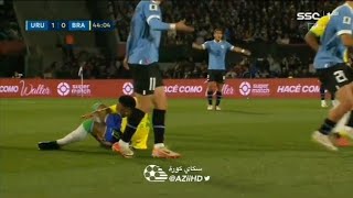 Neymar Acl Knee Injury Vs Uruguay