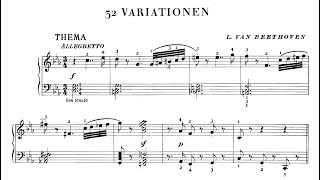 Beethoven: 32 Variations in C Minor, WoO 80 (Perahia, Mustonen, Kissin)