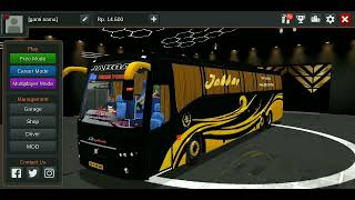 Jabbar travels livery for Volvo b9r | Bus simulator Indonesia | bussid | indian mods | Kerala mods