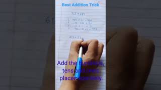 Best Addition Trick| Add in seconds 💯💯 #shorts #maths #y2kcoachingclasses #mathshorts