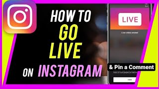 Going Live on Instagram   How to Pin a Comment