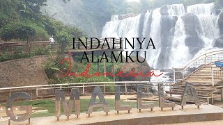 Keindahan waterfall Curug Malela in Bandung!!!